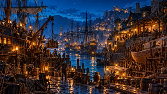 The harbor