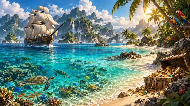 Coral lagoon